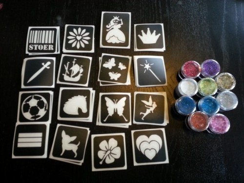 Glittertattoos - maatwerk